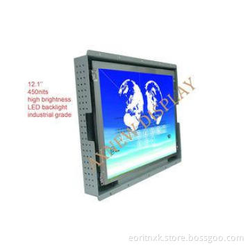 Wide Screen 12.1 Inch Industrial LCD Panel, Open Frame LCD